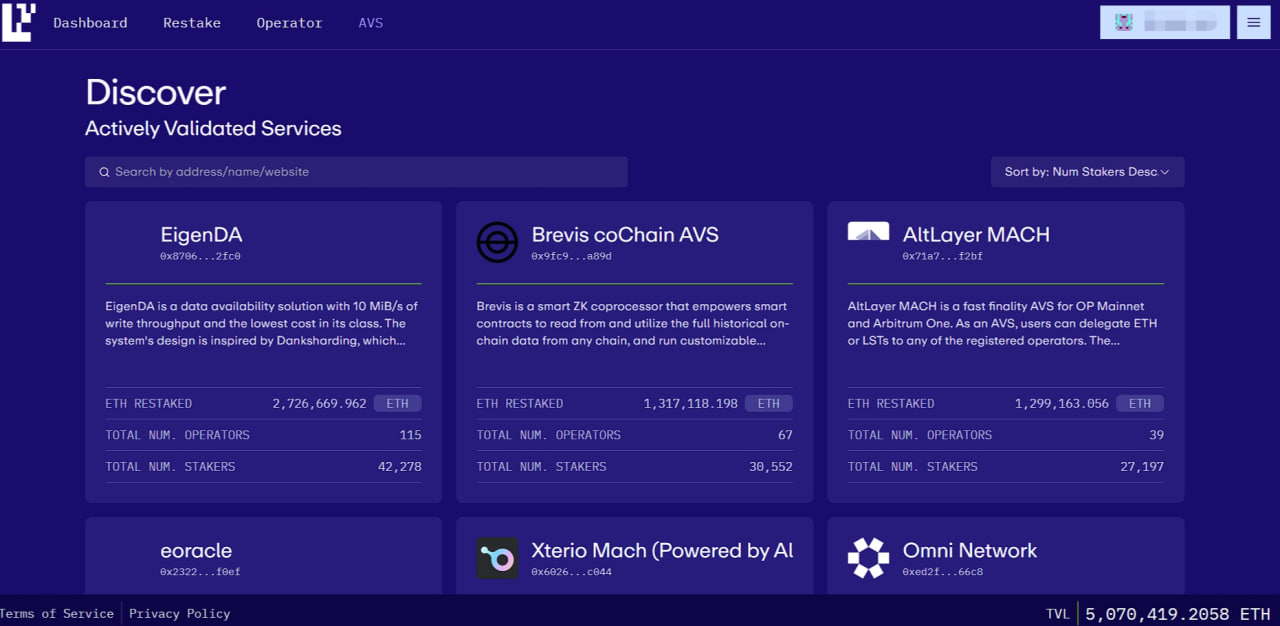 avs eigenlayer